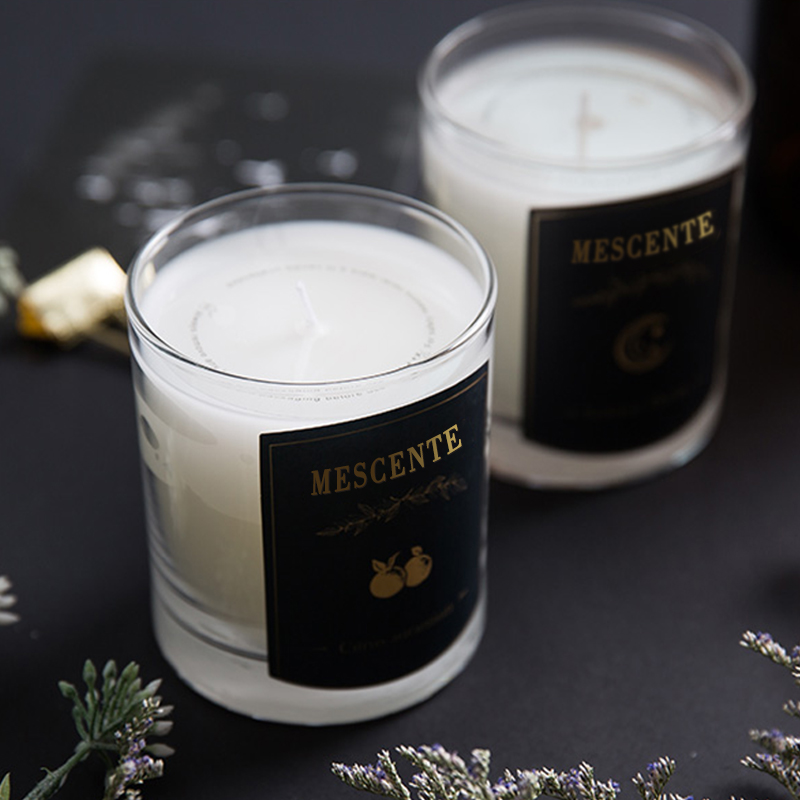 M&Scent op maat gemaakte decoratieve luxe massage private label geurende sojawaskaars