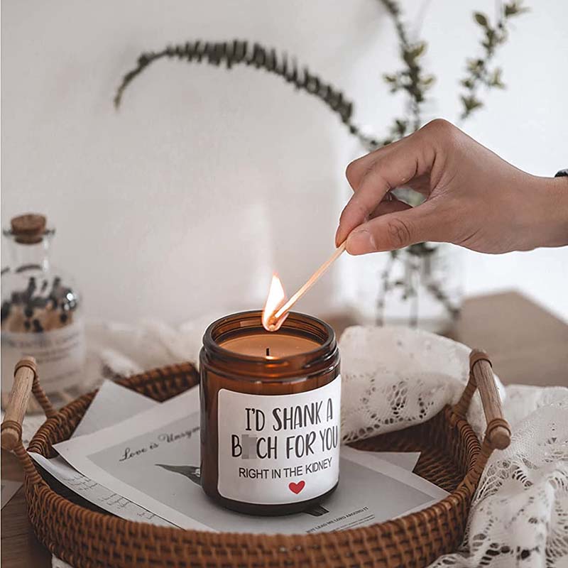M&Scent 100% natuurlijk was kerstgeurkaars voor thuis cadeauset, geurkaars in glazen pot met metalen deksel