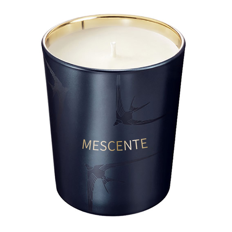M&Scent Handgemaakte luxe glazenhouder Pillar Vanille geurkaars met kristallen