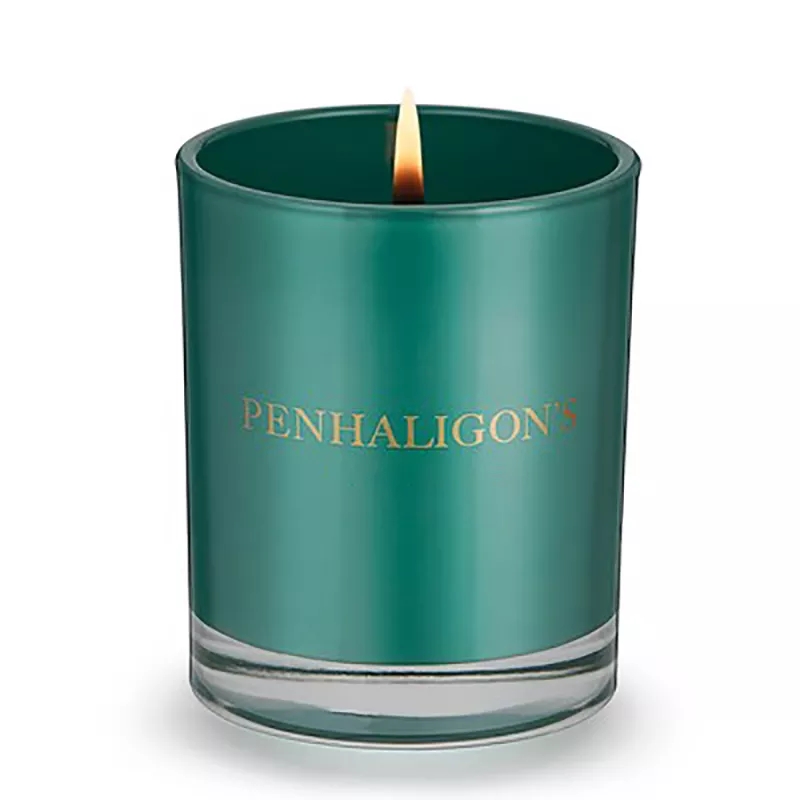 Groothandel luxe private label spirituele genezing kristal chakra geurige sojawas aromatherapie geurkaarsen