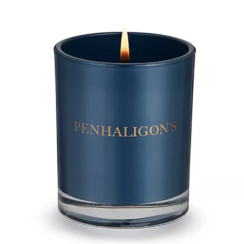 Groothandel luxe private label spirituele genezing kristal chakra geurige sojawas aromatherapie geurkaarsen