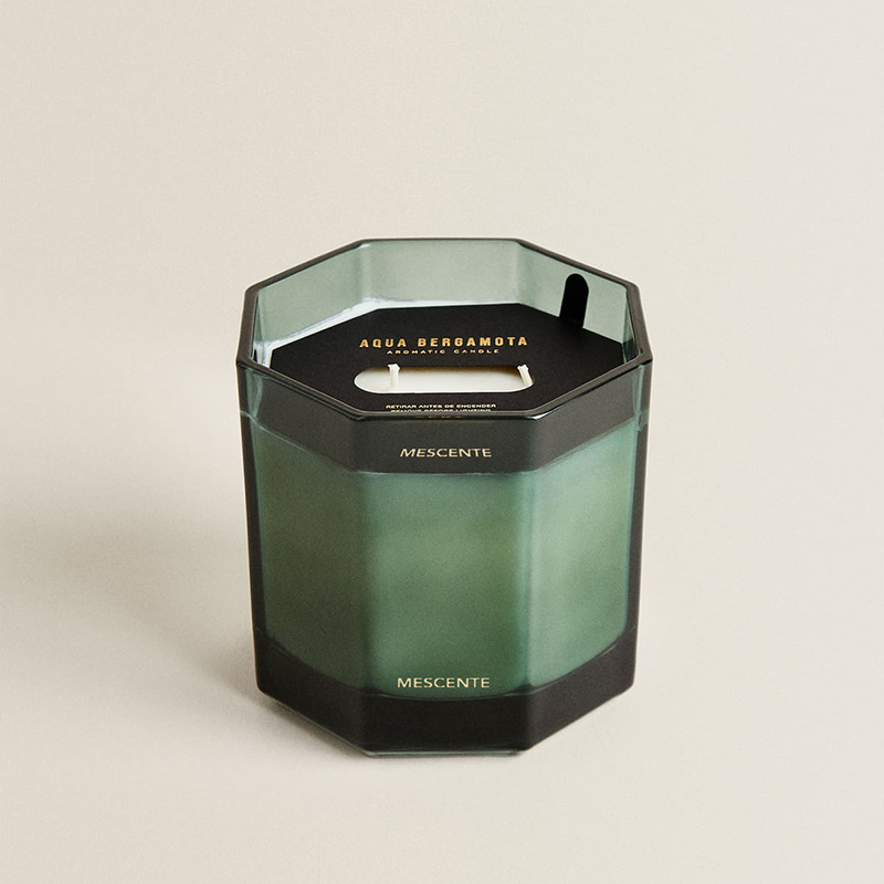 M&Scent Custom Factory Private Label glazen pot natuurlijke sojawas geurkaarsen