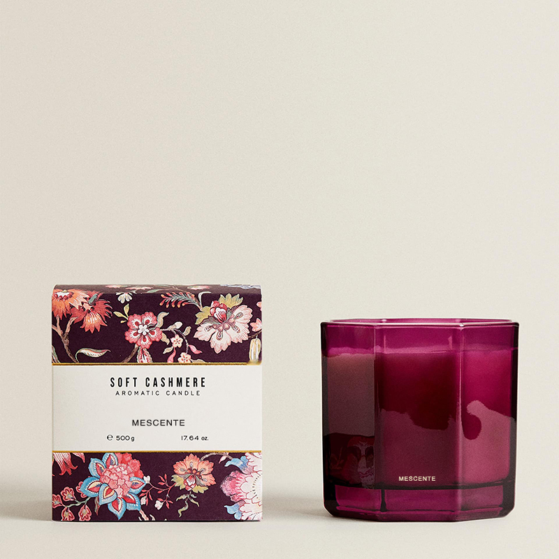 M&Scent Luxe kerstgeurkaarsen Aromatherapie Aroma Sojawaskaarsen in zwarte glazen pot geschenkdoos