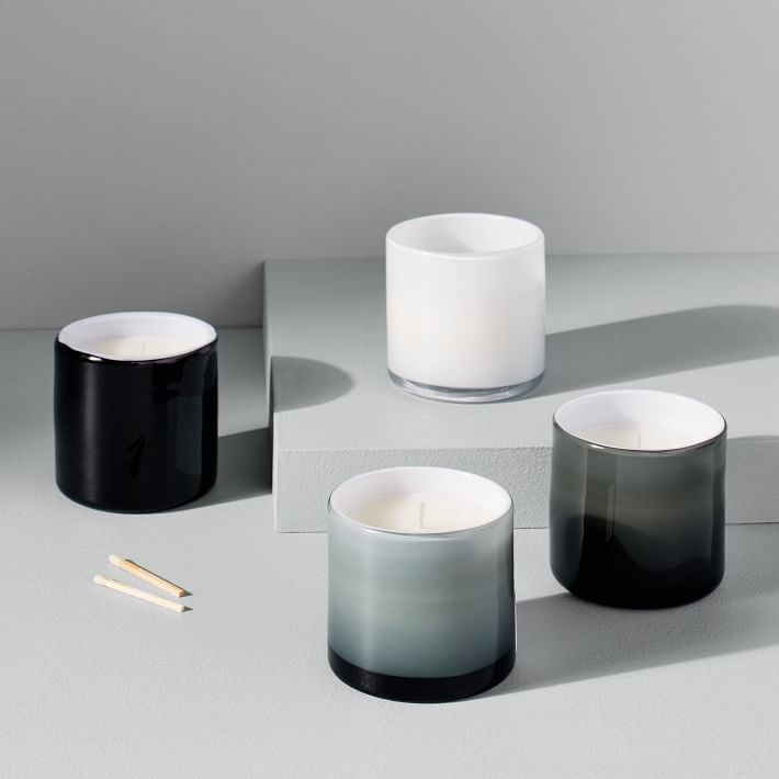 Groothandel luxe op maat gepersonaliseerde decoratieve verpakking glazen houder geurkaarsen