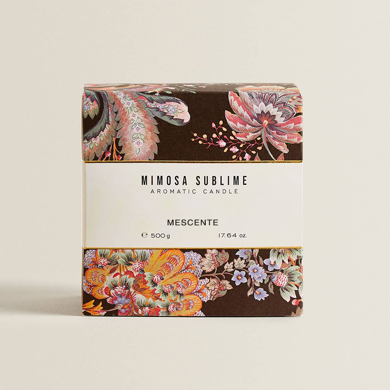 Hete verkoop op maat luxe private label spirituele sojawas geurkaarsen met geschenkdoos