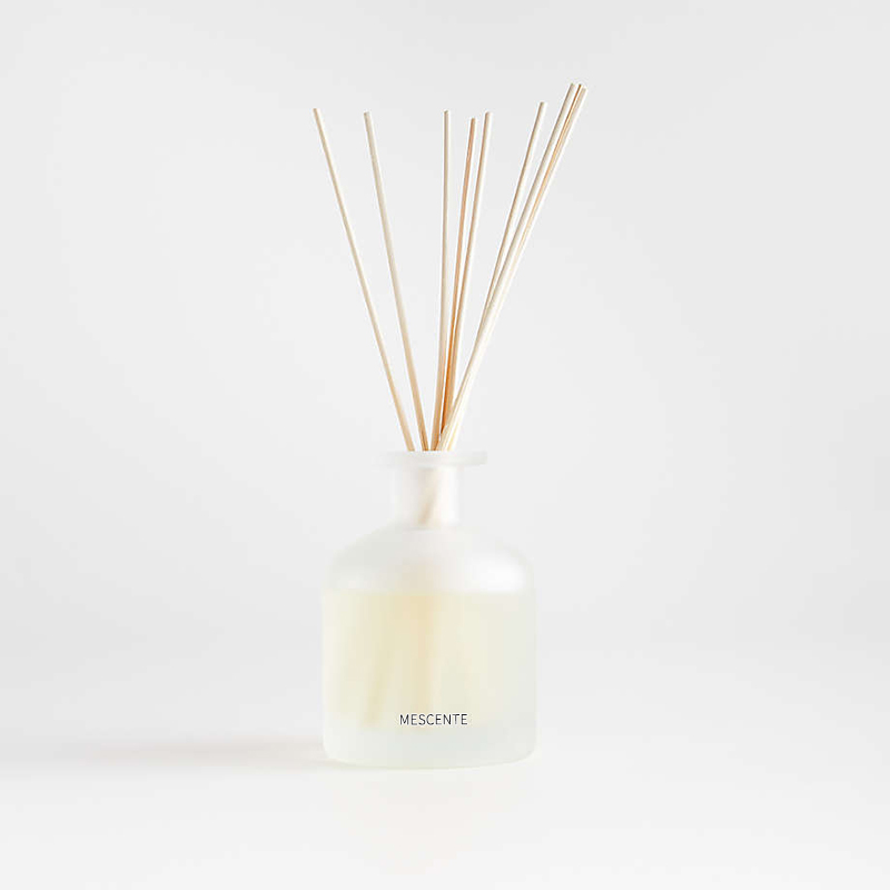 M&Scent luxe private label paarse geuraroma-rietverspreider cadeauset met doos