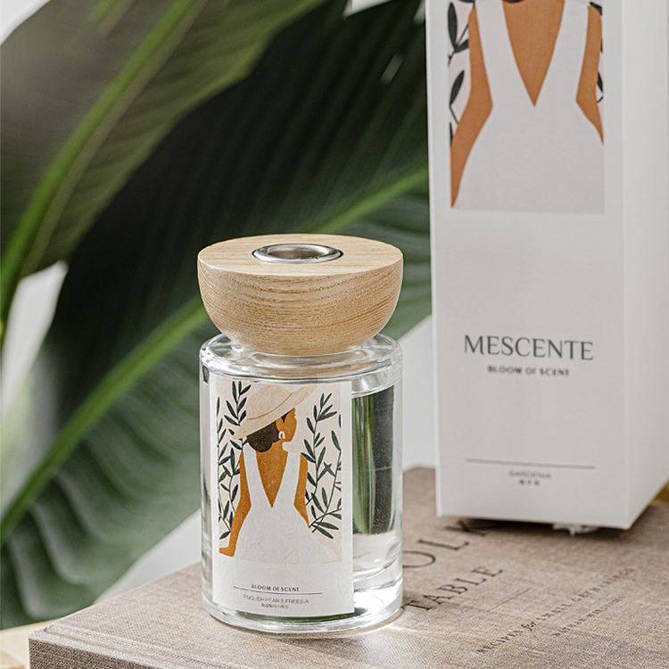 M&Scent groothandel private label glazen flesstokjes rietverspreidersets met stop