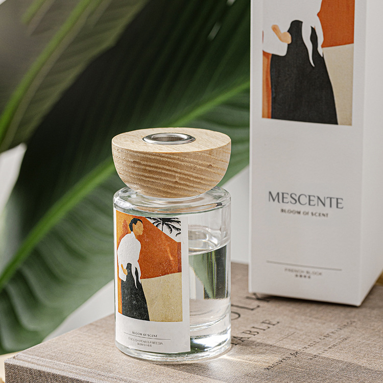 M&Scent groothandel private label glazen flesstokjes rietverspreidersets met stop