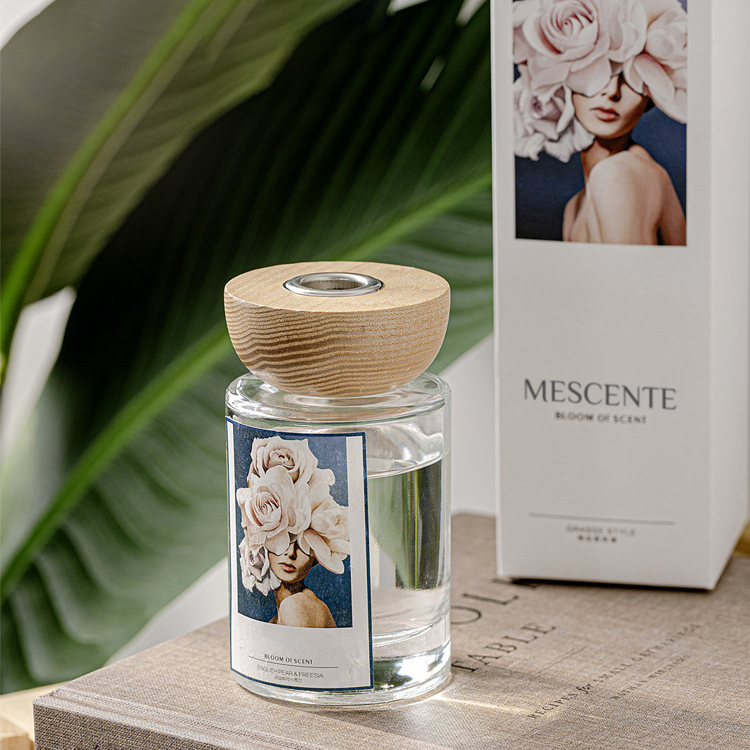 M&Scent groothandel private label glazen flesstokjes rietverspreidersets met stop