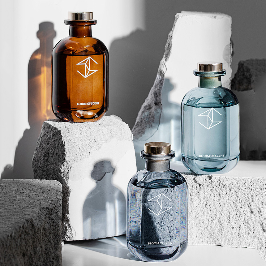 M&Scent 500 ml kerstkristallen rietverspreider cadeauset, rietverspreider voor thuis