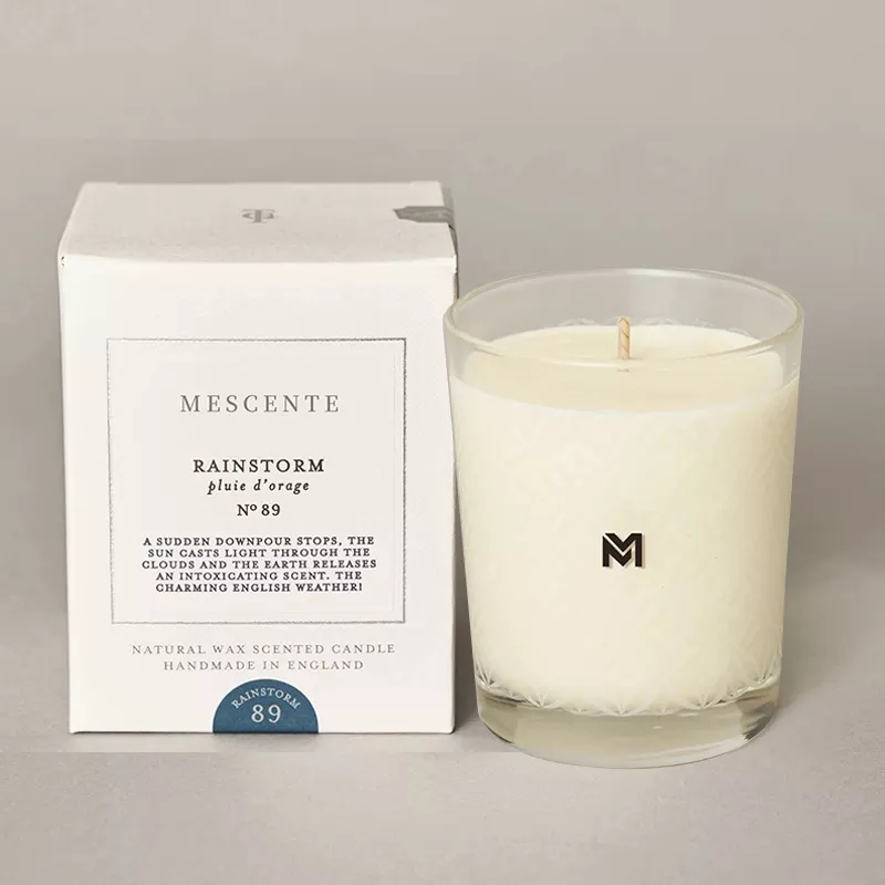 M&Scent Groothandel Nieuwe Luxe Custom Private Label Kerst Kristallen Potten Kerzen Geurende Sojakaars Met Deksel