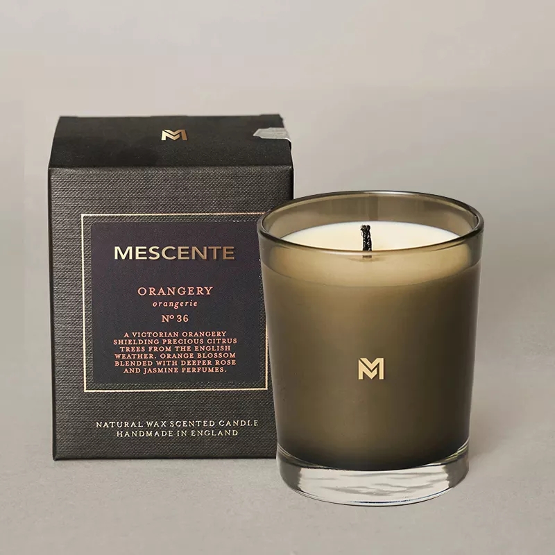 M&Scent Groothandel Nieuwe Luxe Custom Private Label Kerst Kristallen Potten Kerzen Geurende Sojakaars Met Deksel