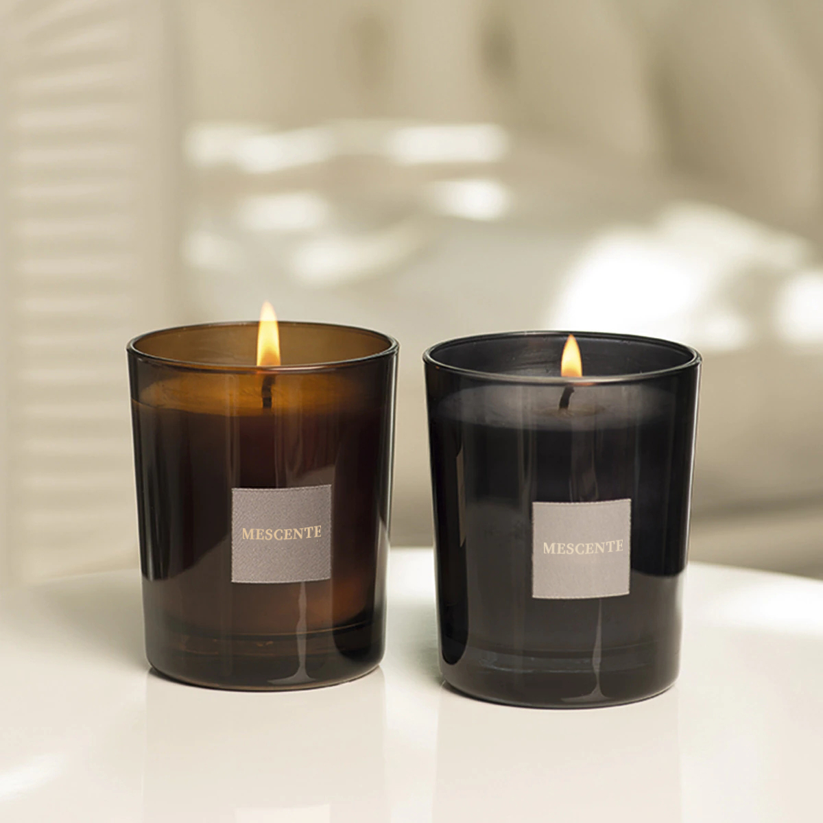 M&Scent Personaliseren Grab Klein Box Met Heldere Tropfende Kerzen Herzform Beton Kaars