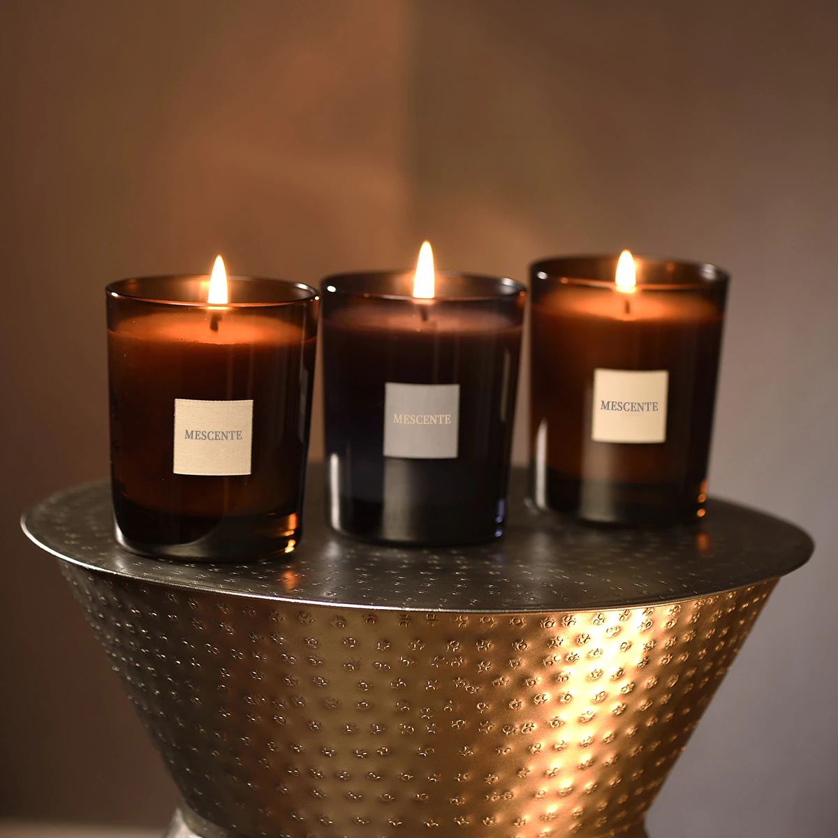 M&Scent Personaliseren Grab Klein Box Met Heldere Tropfende Kerzen Herzform Beton Kaars