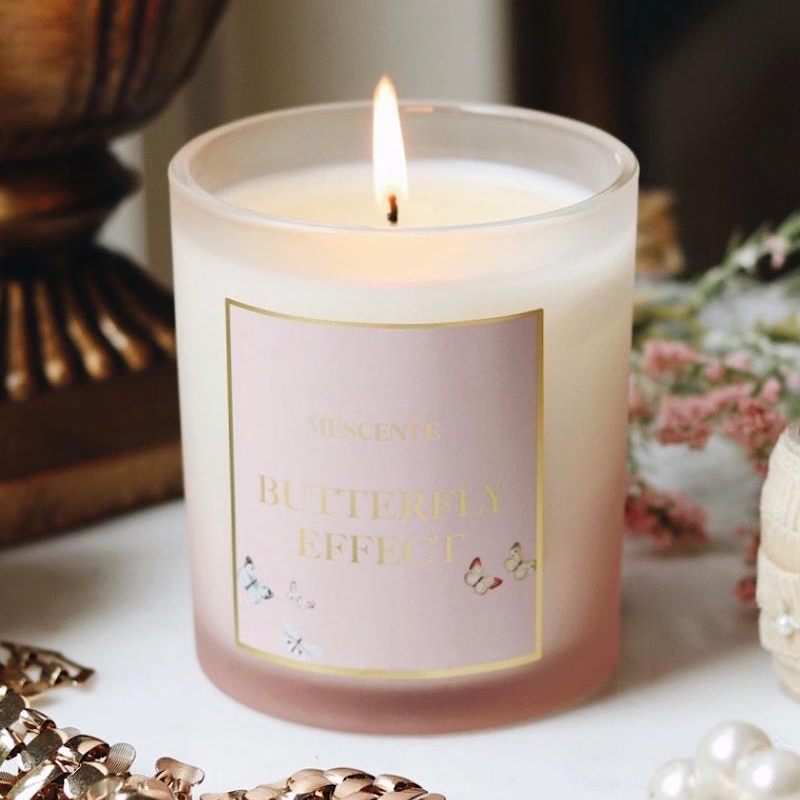 M&Scent Groothandel Nieuwe Luxe Custom Private Label Kerst Kristallen Potten Kerzen Geurende Sojakaars Met Deksel