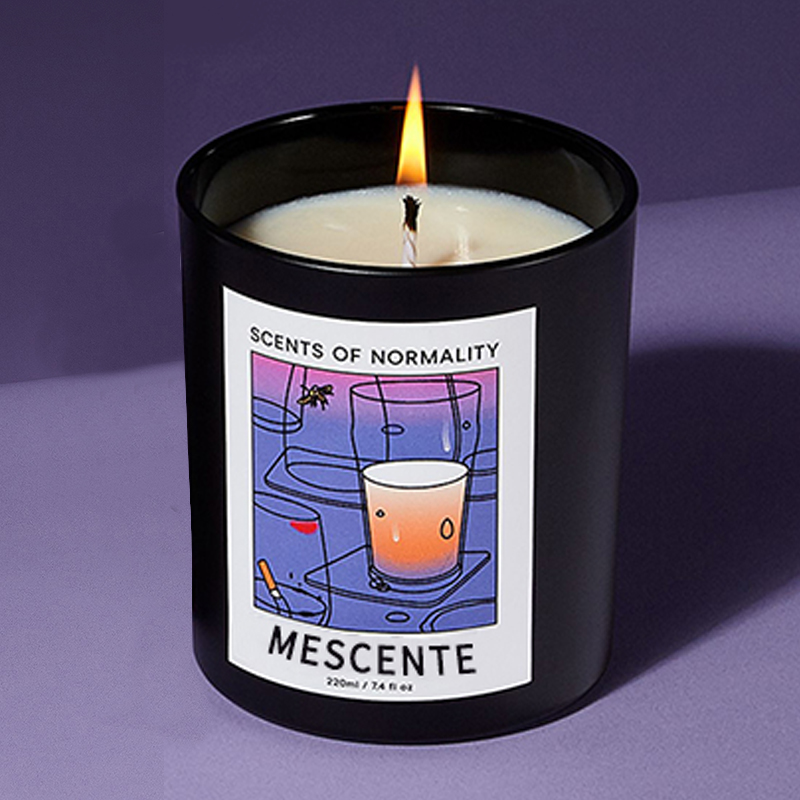 M&Scent Groothandel Luxe Custom Private Label Handgemaakte Kerst Kristallen Aroma Geur Sojawas Kaarsen