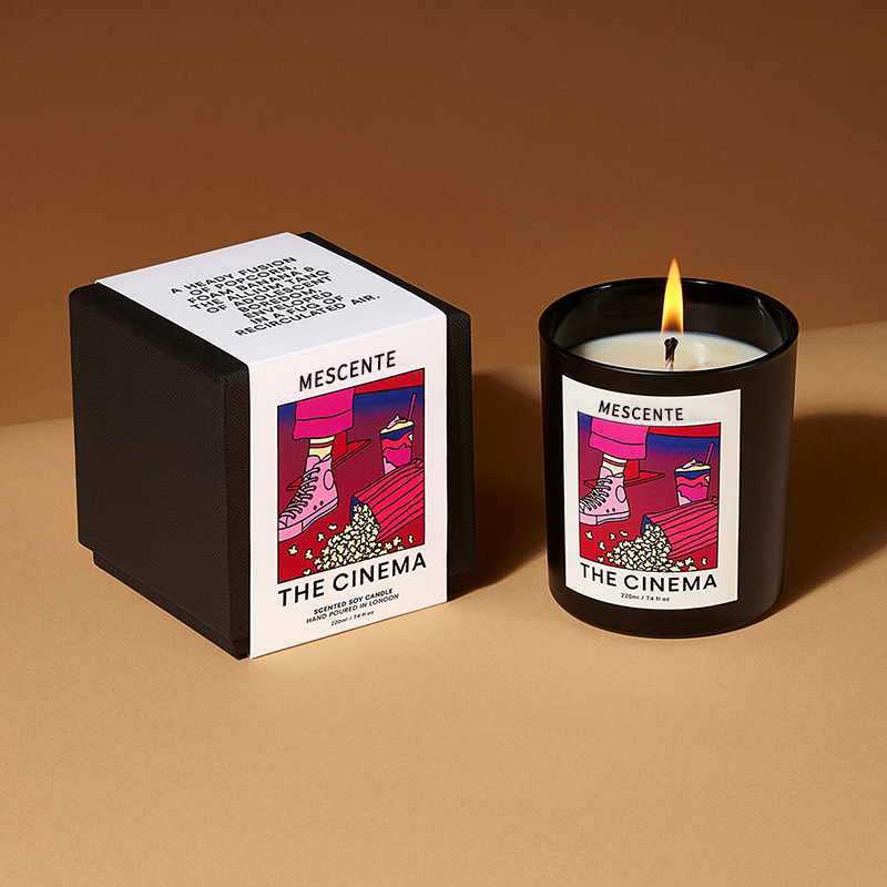 M&Scent Groothandel Luxe Custom Private Label Handgemaakte Kerst Kristallen Aroma Geur Sojawas Kaarsen