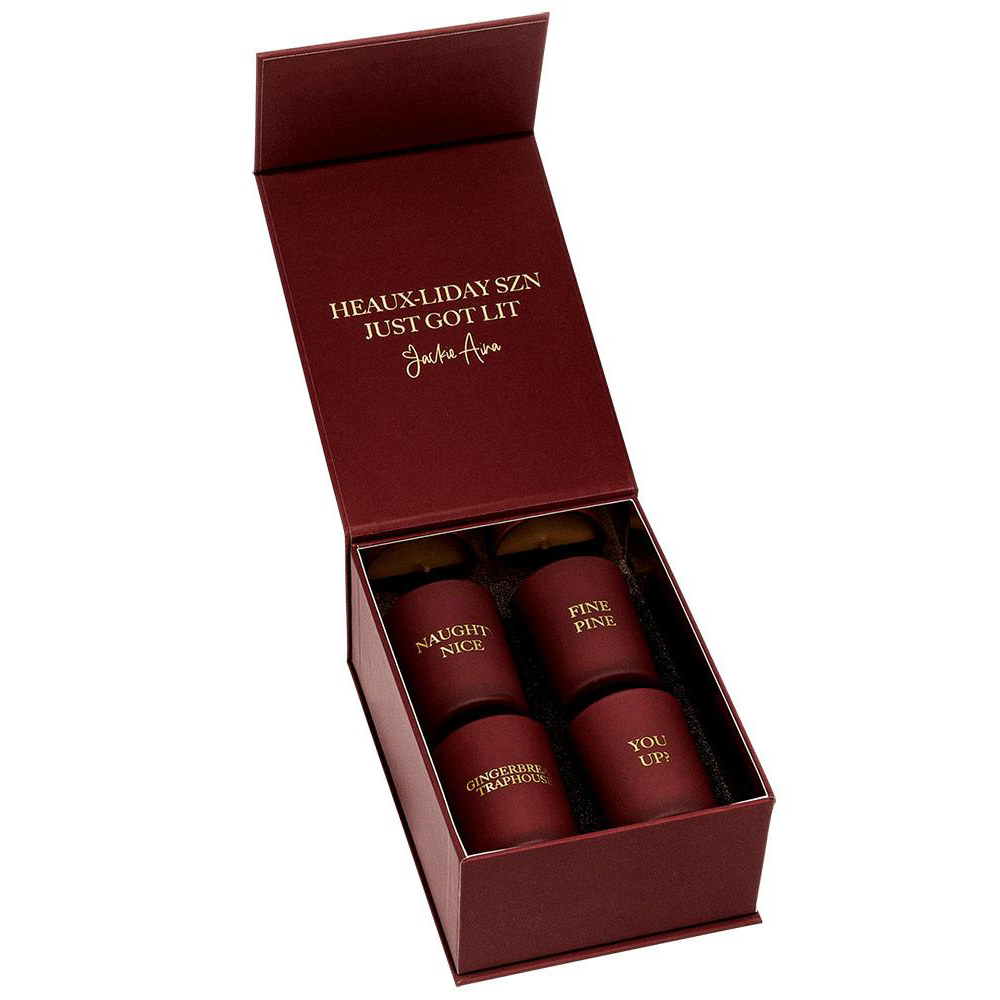 M&Scent luxe private label woondecoratie aroma geurkaars cadeauset van 4