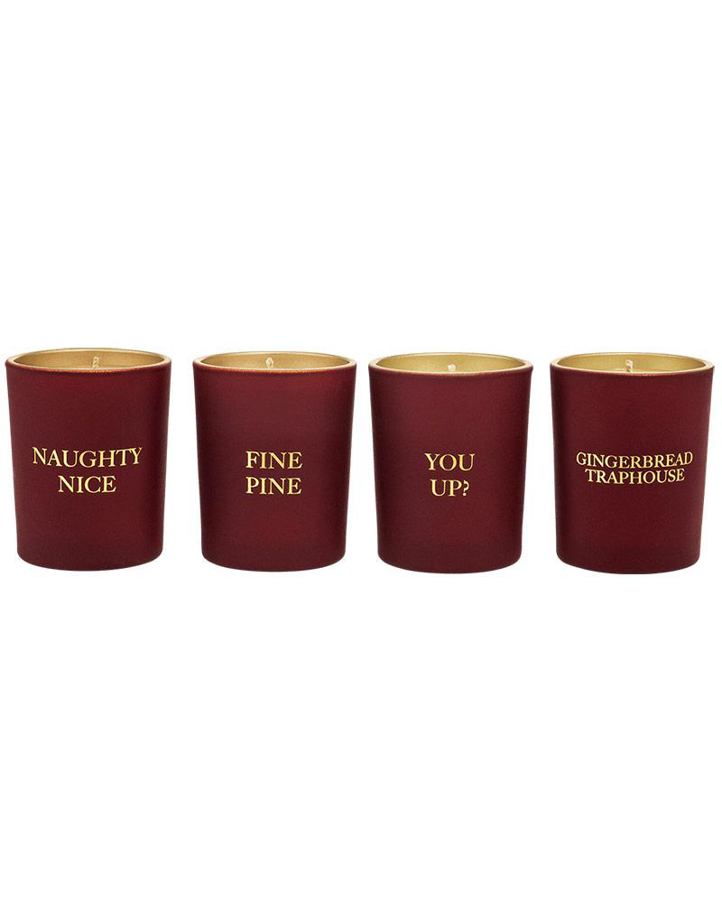 M&Scent luxe private label woondecoratie aroma geurkaars cadeauset van 4