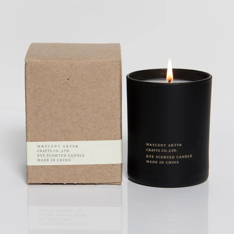 M&Scent Groothandel Goedkope Private Label Grote witte houten lont Aromatherapie geurkaarsen met etherische olie