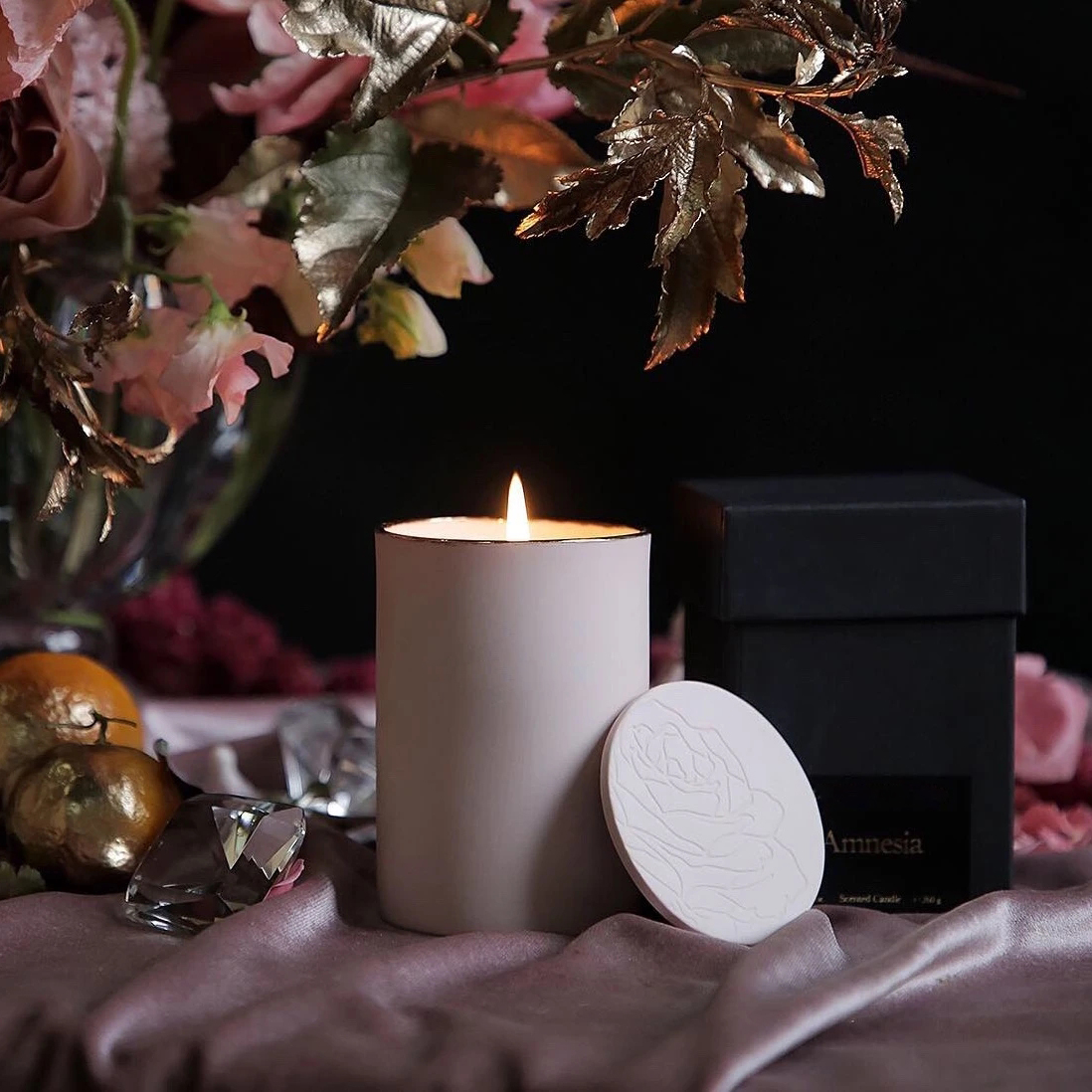 M&Scent Groothandel Luxe Glazen Houder Goedkope Geurolie Kaarsen Cadeauset Met Logo