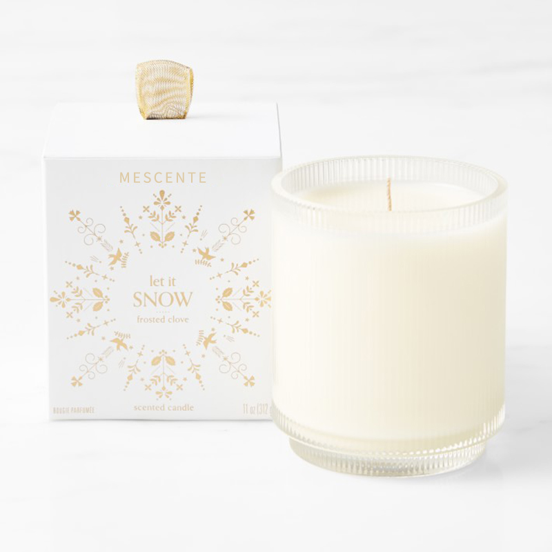 M&Scent op maat gemaakt logo synthetisch verspreide sojakaarsen private label in glazen pot