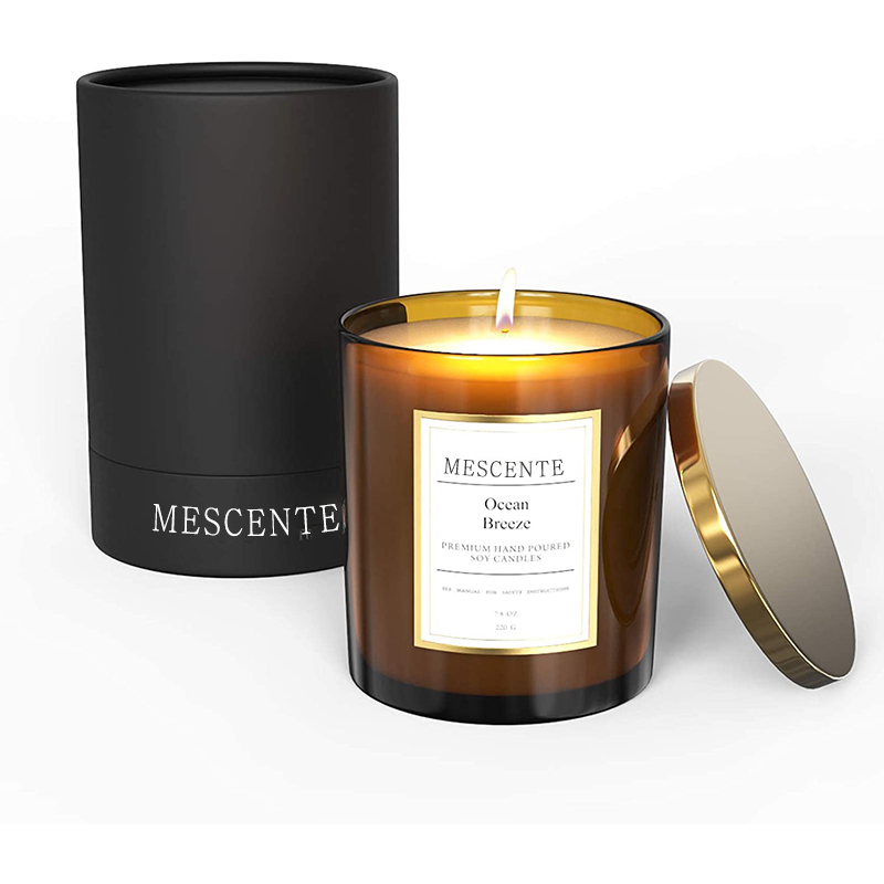 M&Scent groothandel bulkbestelling Luxe op maat gemaakte private label geurende sojawaskaarsen cadeauset