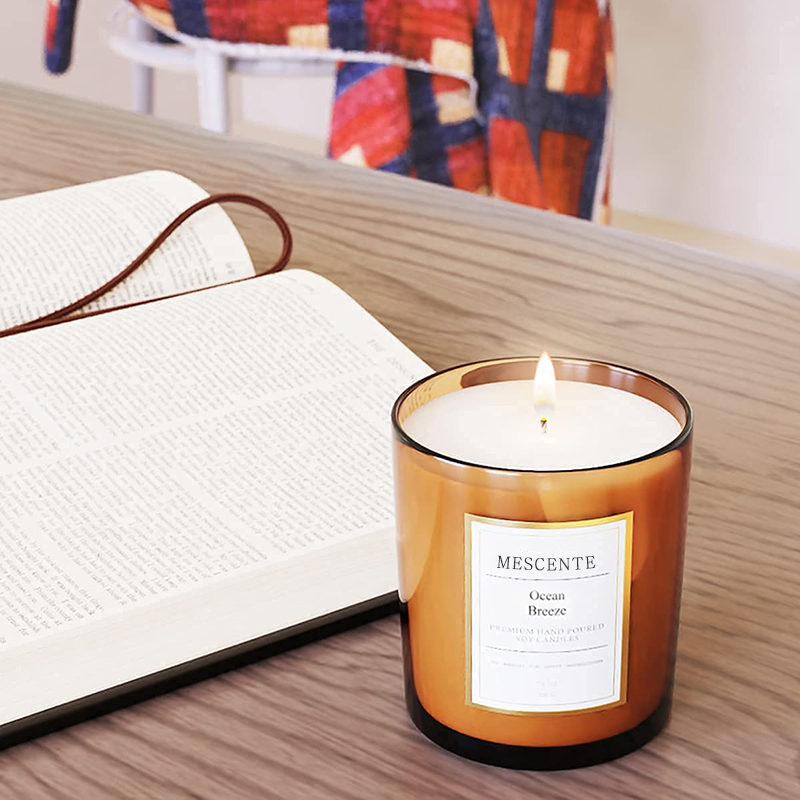M&Scent groothandel bulkbestelling Luxe op maat gemaakte private label geurende sojawaskaarsen cadeauset