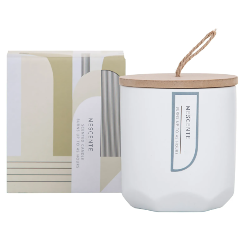 M&Scent Custom Luxury Creëer je eigen sojakaarsenfabrikant met houten lont in glazen pot