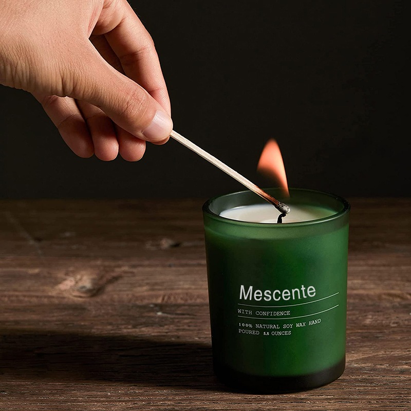 M&Scent Aangepaste bruiloftsdecoratiepot Jasmijn & Ylang Ylang geurkaarsen met etiketten in bulk