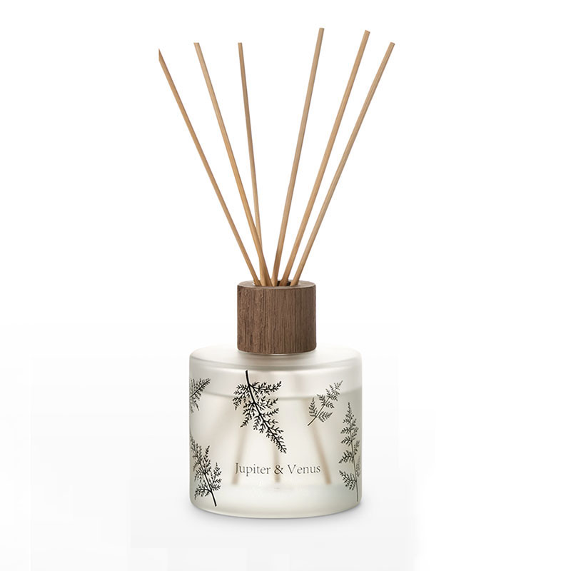 M&Scent Groothandel Luxe op maat decoratief amberglas Geen vuur Unieke transparante bloemengeurrietverspreider