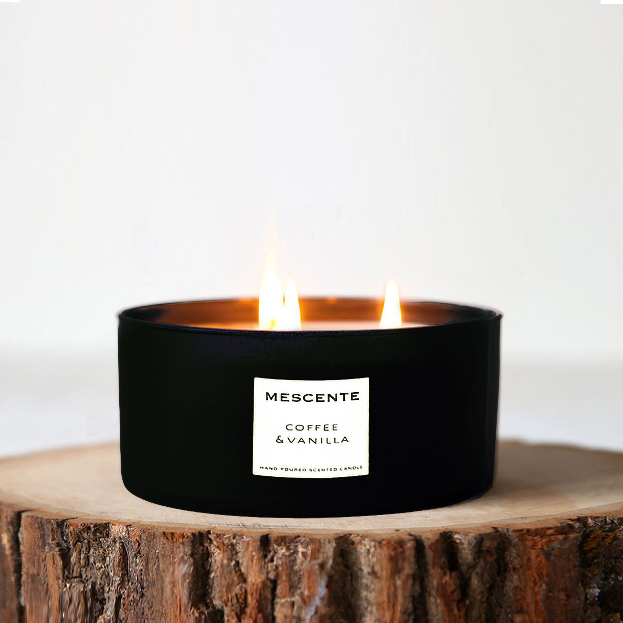 M&Scent groothandel decoratieve aromatherapie geschenkset met 3 lonten geurende kokospalmkaarsen