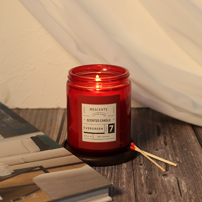 M&Scent custom private label luxe geurkaarsen van sojawas met deksel