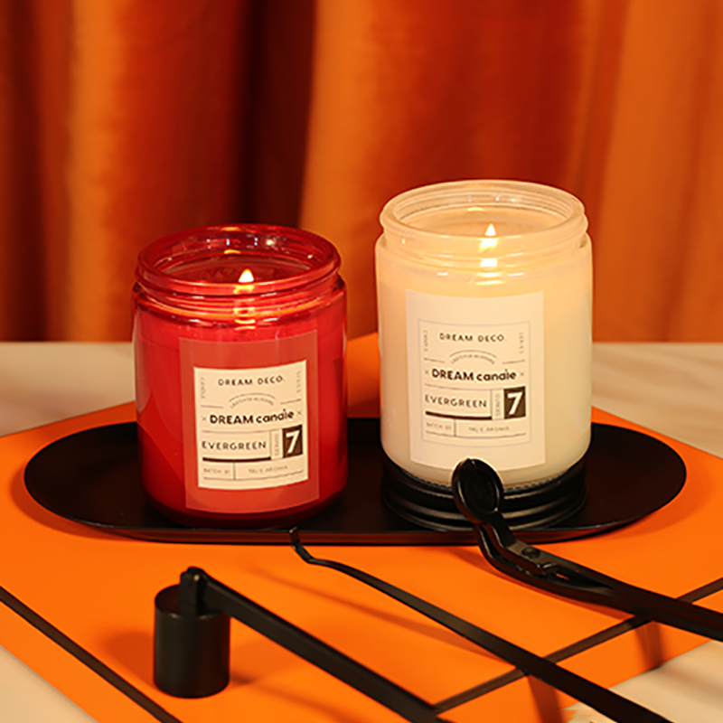M&Scent custom private label luxe geurkaarsen van sojawas met deksel