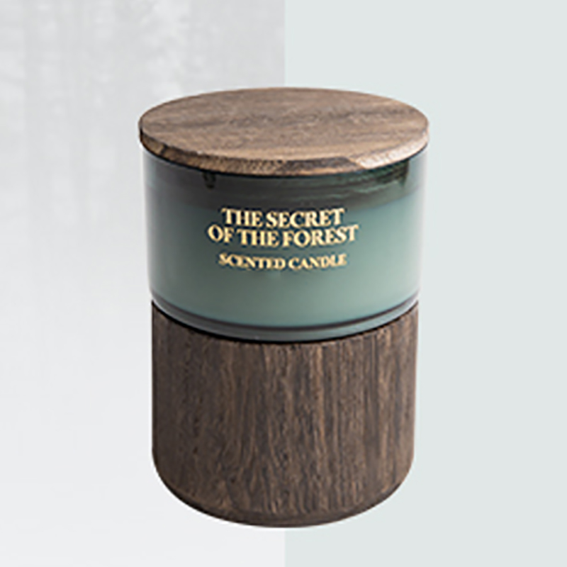 M & SCENT OP Maat Gemaakte Glazen Potten Bulkbestelling Geurkars van Sojawas bezocht Kristallen