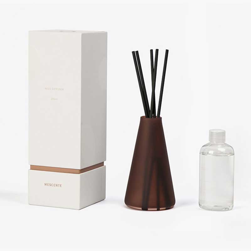 Groothandel OEM 200 ml luxe doosverpakking Rotanstokken Huisgeur Aroma Rietverspreider Geschenkset