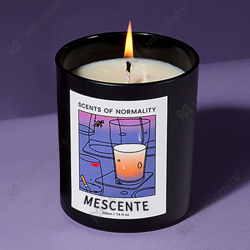 M&Scent Groothandel Luxe Custom Private Label Handgemaakte Kerst Kristallen Aroma Geur Sojawas Kaarsen