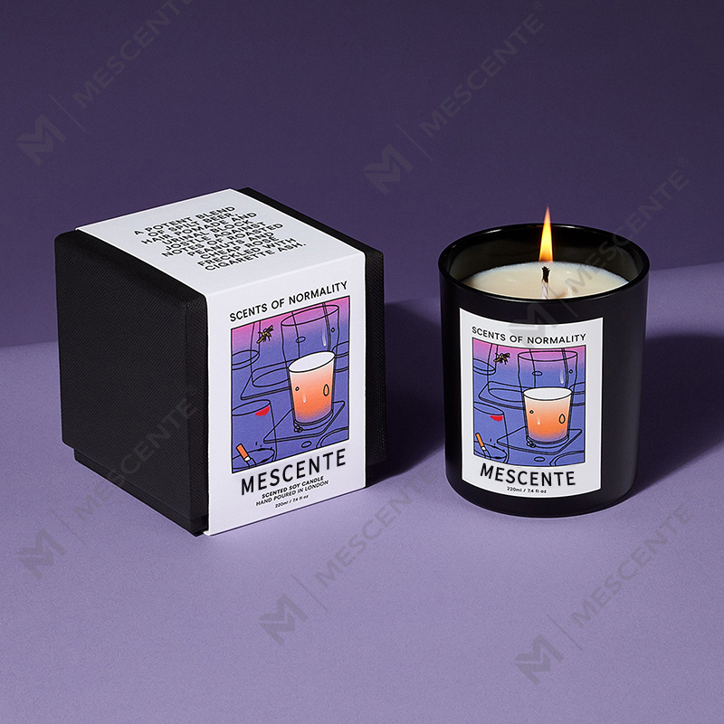 M&Scent Groothandel Luxe Custom Private Label Handgemaakte Kerst Kristallen Aroma Geur Sojawas Kaarsen