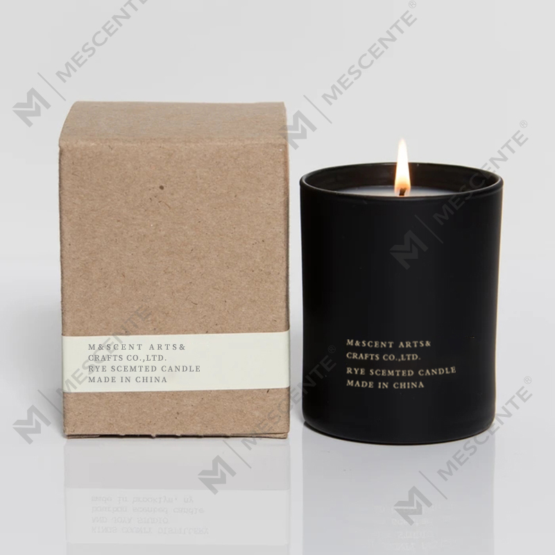 M&Scent Groothandel Goedkope Private Label Grote witte houten lont Aromatherapie geurkaarsen met etherische olie