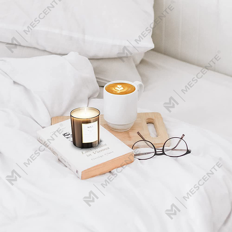 M&Scent groothandel bulkbestelling luxe op maat gemaakte private label geurende sojawaskaarsen cadeauset