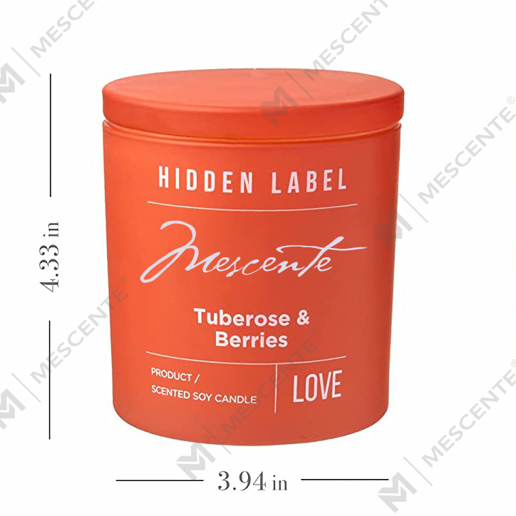 M&Scent Groothandel Luxe Private Label zwarte potten geurkaarsen van sojawas met kristallen