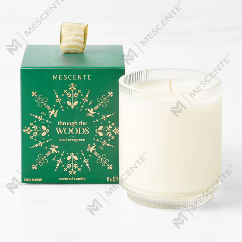 M&Scent op maat gemaakt logo zelfgemaakte organische helderheid geurende sojakaarsen private label in glazen pot