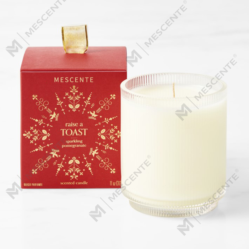 M&Scent op maat gemaakt logo zelfgemaakte organische helderheid geurende sojakaarsen private label in glazen pot