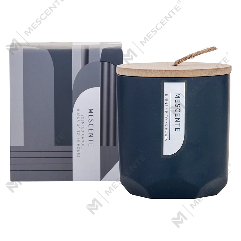 M&Scent Custom Luxury Creëer je eigen sojakaarsenfabrikant met houten lont in glazen pot