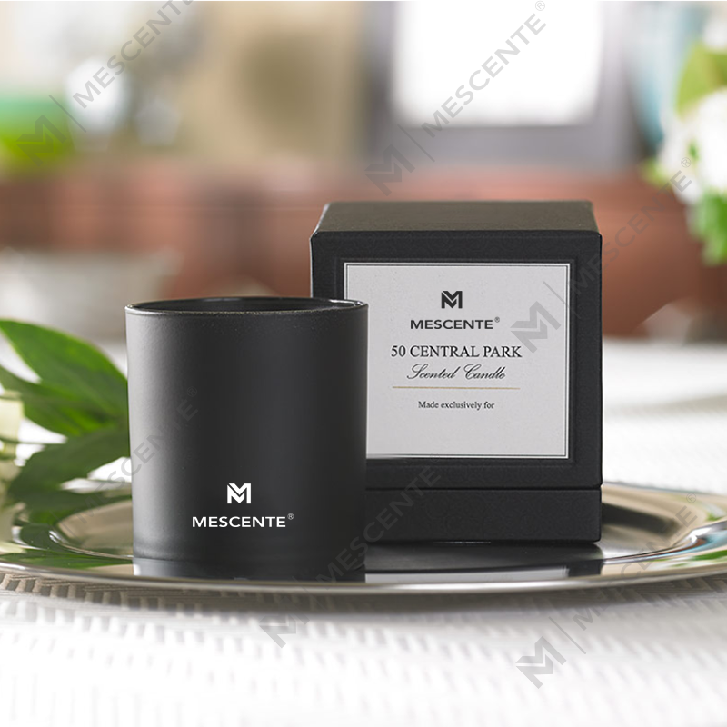 M&S geur Groothandel Luxe Private Label Chrome Mannelijke Aromatherapie Kaarsen 22 Oz met kristallen erin