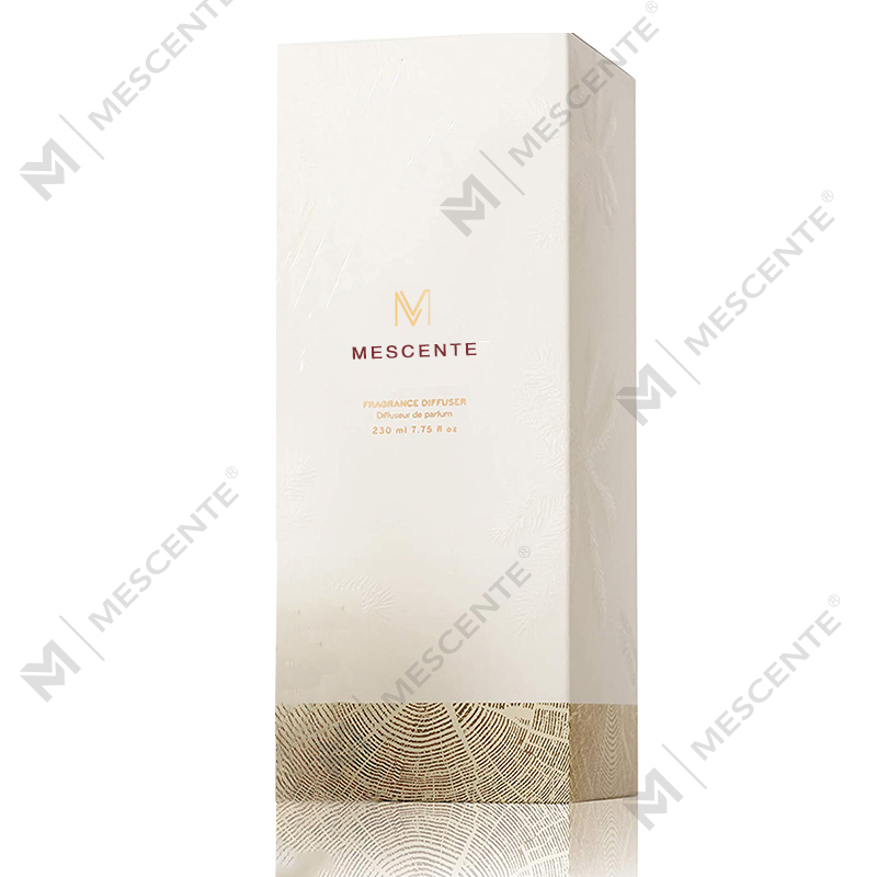 M&Scent Groothandel Luxe Glazen Fles Stik Fiber Ronde Houten Schroef Aroma Riet Diffuser Geschenksets