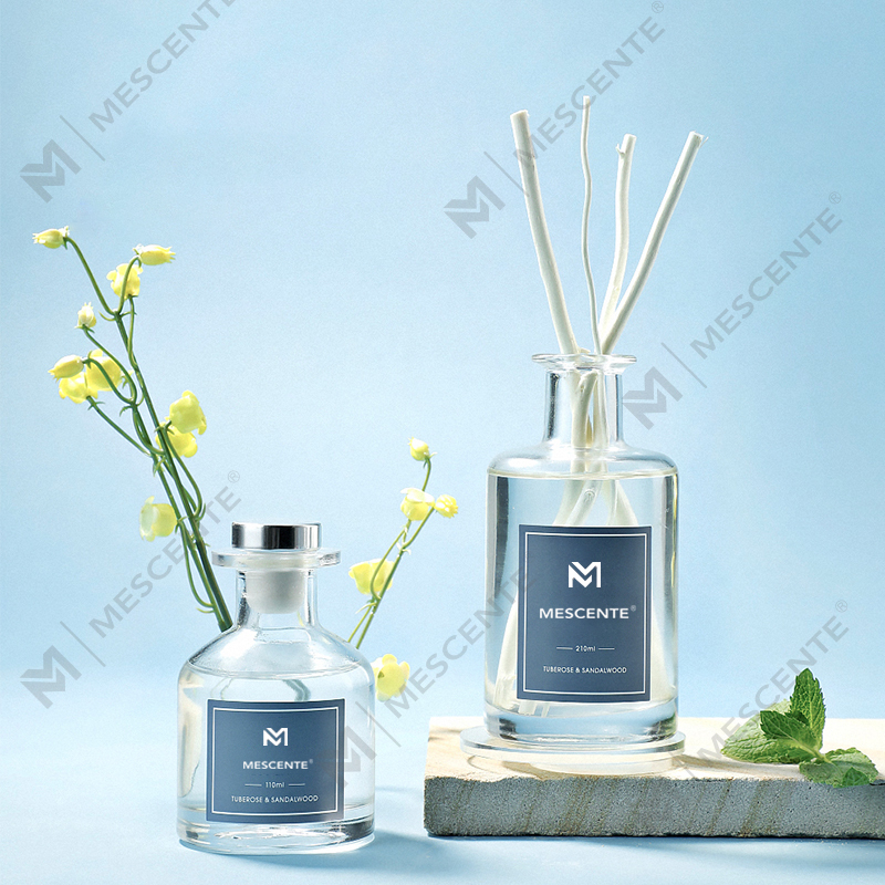 M&Scent Groothandel luxe glazen fles 2025 Nieuwe collectie Nieuwste ontwerp Rietverspreider