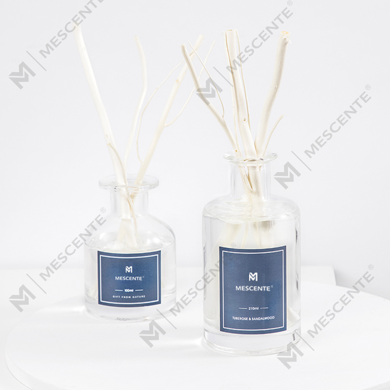 M&Scent Groothandel luxe glazen fles 2025 Nieuwe collectie Nieuwste ontwerp Rietverspreider