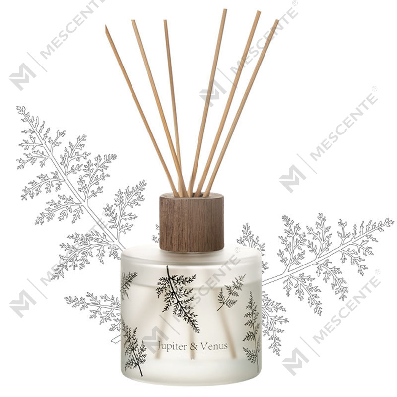 M&Scent Groothandel Luxe op maat decoratief amberglas Geen vuur Unieke transparante bloemengeurrietverspreider