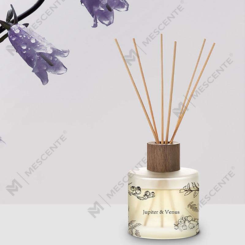 M&Scent Groothandel Luxe op maat decoratief amberglas Geen vuur Unieke transparante bloemengeurrietverspreider